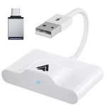 Nevamel Ally Usb+Type-C Android Kablosuz Carplay Adaptör Çevirici - Youtube Netflix Tiktok Video Yansıtıcı-(5775)
