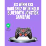 Nevamel Android Uyumlu Gamepad X3 Game Stick Oyun Kolu Bluetooth Bağlantılı