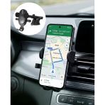 Nevamel® Araç Havalandırma Telefon Tutucu 360 Derece Döner Otomatik Kilitli Stand