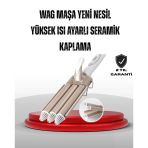 Nevamel Ayarlanabilir Isı Ayarıyla Profesyonel Bukle Maşası – Hızlı ve Nazik Şekillendirme