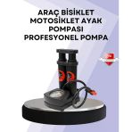 Nevamel® Basınç Saatli Ayak Pompası Bisiklet Ve Araç Uyumlu