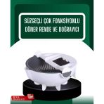 Nevamel Çok Amaçlı Hazneli Sebze Rende Doğrayıcı Ve Soyucu