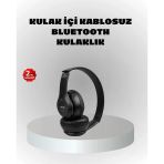 Nevamel® Kablosuz Bluetooth Kulaklık – Tf Kart Aux Mikrofonlu Suya Dayanıklı 10M Menzil