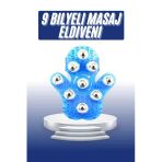 Nevamel® Masaj Aleti El Şeklinde Omuz Bacak Bilyeli Masaj Eldiveni El Şekilli