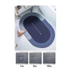Nevamel Oval Süper Emıcı Banyo Paspası