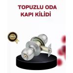 Nevamel Paslanmaz Çelik Dayanıklı Topuzlu Kapı Kilidi