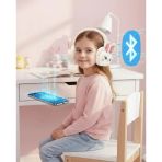 Nevamel® Peluş Tavşan Kulaklı Bluetooth Kulaklık Kablosuz Müzik Ve Tf Kart Destekli