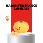 Nevamel® Pumpkin Led Night Light Dokunmatik Şarjlı Silikon Gece Lambası