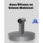 Nevamel Şarjlı 130000 Rpm Hava Üflemeli ve Vakumlu Araç Ev Temizlik Makinesi