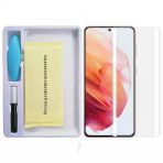 Nevamel Sm Galaxy S21 Full Uv Liquid+Uv Işık 3Dkırılmaz Cam Ekran Koruyucu-(5775) Vitrin