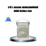 Nevamel Taşınabilir Mini Klima Fan 3’Ü 1 Arada Soğutucu Nemlendirici Ve Gece Lambası
