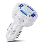 Nevamel Uslion Qc3.0 4- Port Çıkışlı Çoklu Usb Araç Şarjı Şarj Aleti-(5775)