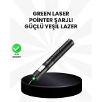 Nevamel Yüksek Güçlü Yeşil Lazer Pointer 5000MW Şarjlı