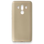 Nevarium Dtech Huawei Mate 10 Pro Uyumlu Kılıf Yumuşak Dokulu Silikon Gold
