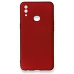 Nevarium Dtech Samsung Galaxy A10S Uyumlu Kılıf Yumuşak Dokulu Silikon Bordo