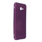 Nevarium Dtech Samsung Galaxy J4 Plus Uyumlu Kılıf Yumuşak Dokulu Silikon Mürdüm
