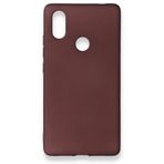 Nevarium Dtech Xiaomi Mi 8 SE Uyumlu Kılıf Yumuşak Dokulu Silikon Mürdüm