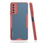 Nevarium Huawei P Smart 2021 Uyumlu Kılıf Arkası Mat Kamera Korumalı Silikon - Pembe