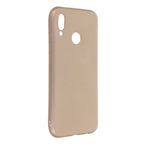 Nevarium Huawei P20 Lite Kılıf Yumuşak Dokulu Silikon Premium - Gold