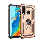 Nevarium Huawei P30 Lite Kılıf Tank Yüzüklü Yüksek Korumalı Silikon Sofya - Gold