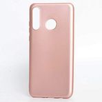 Nevarium Huawei P30 Lite Uyumlu Kılıf Silikon Yumuşak Dokulu Premium- Rose Gold