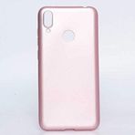 Nevarium Huawei Y7 Prime 2019 Uyumlu Kılıf Silikon Yumuşak Dokulu Premium- Rose Gold