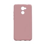 Nevarium Huawei Y7 Prime Uyumlu Kılıf Silikon Yumuşak Dokulu Premium- Rose Gold