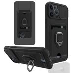 Nevarium iPhone 13 Pro Zuma Kartvizitli Yüzüklü İpli Silikon Kılıf