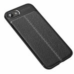Nevarium iPhone 7 Focus Deri Görünümlü Silikon Esnek Kapak Kılıf
