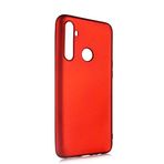 Nevarium Realme 5İ Uyumlu Kılıf Silikon Yumuşak Dokulu Premium- Kırmızı