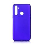 Nevarium Realme 5İ Uyumlu Kılıf Silikon Yumuşak Dokulu Premium- Saks Mavi