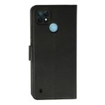 Nevarium Realme C21 Uyumlu Kılıf Kapaklı Cüzdan Standlı Deri - Siyah