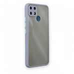 Nevarium Realme C25s Uyumlu Kılıf Mat Kamera Korumalı Montreal Silikon-Gri