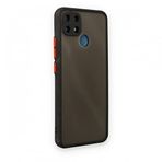 Nevarium Realme C25s Uyumlu Kılıf Mat Kamera Korumalı Montreal Silikon-Siyah