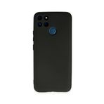 Nevarium Realme C25Y Kılıf Yumuşak Dokulu Silikon - Siyah