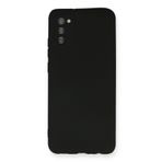 Nevarium Samsung Galaxy A02S Kılıf Yumuşak Dokulu Silikon Premium - Siyah