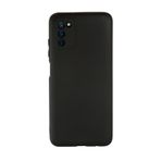 Nevarium Samsung Galaxy A02S Uyumlu Kılıf Yumuşak Dokulu Silikon First - Siyah