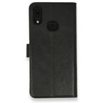 Nevarium Samsung Galaxy A10S Uyumlu Kılıf Kapaklı Cüzdan Standlı Deri - Siyah