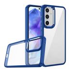 Nevarium Samsung Galaxy A35 Kılıf Renkli Kenar Arkası Şeffaf Flora Silikon Kılıf