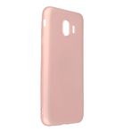 Nevarium Samsung Galaxy J4 Kılıf Yumuşak Dokulu Silikon Premium - Rose Gold