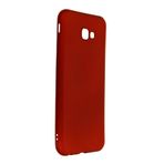 Nevarium Samsung Galaxy J4 Plus Kılıf Yumuşak Dokulu Silikon Premium - Bordo
