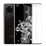 Nevarium Samsung Galaxy S20 Ultra Ekran Koruyucu Kavisli Cam Tam Kaplayan Polymer Nano