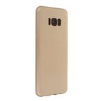 Nevarium Samsung Galaxy S8 Plus Kılıf Yumuşak Dokulu Silikon Premium - Gold
