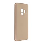 Nevarium Samsung Galaxy S9 Kılıf Yumuşak Dokulu Silikon Premium - Gold