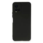 Nevarium Vivo Y21S Kılıf Kamera Korumalı Yumuşak Dokulu Silikon - Siyah