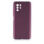 Nevarium Xiaomi Poco X3 GT Kılıf Yumuşak Dokulu Silikon Premium - Mürdüm