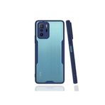 Nevarium Xiaomi Poco X3 GT Uyumlu Kılıf Kamera Korumalı Arkası Mat Platin Silikon - Lacivert