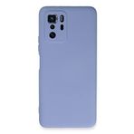 Nevarium Xiaomi Poco X3 GT Uyumlu Kılıf Lansman içi Kadife Nano Silikon - Lila