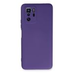 Nevarium Xiaomi Poco X3 GT Uyumlu Kılıf Lansman içi Kadife Nano Silikon - Mor