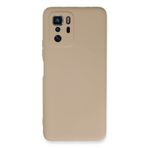 Nevarium Xiaomi Poco X3 GT Uyumlu Kılıf Lansman içi Kadife Nano Silikon - Pudra